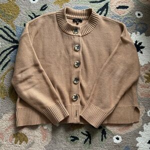 Quince Cropped Cotton Cardigan